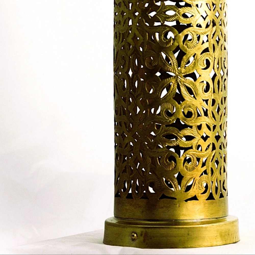 Lampe marocaine Elysian en laiton